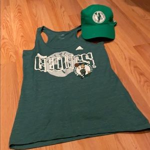 Celtics tank and Dad hat